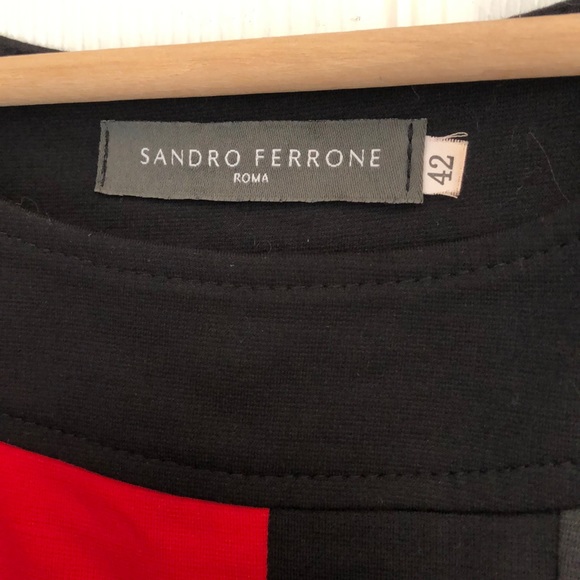 Ponte de roma Made in Italy color block dress - Picture 3 of 4